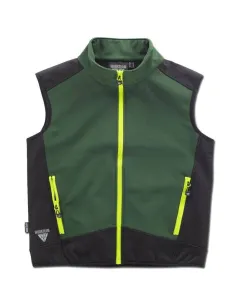 Chaleco de trabajo con workshell en varios colores combinados S9315