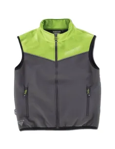 Chaleco ligero de trabajo con workshell colores combinados S9316