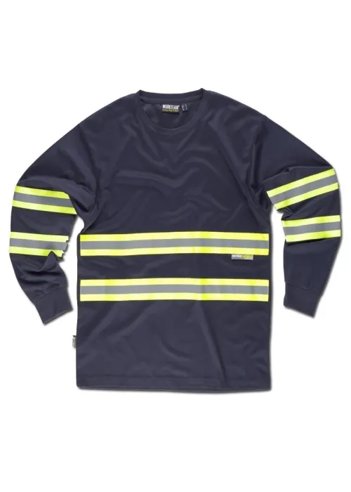 Camiseta de Manga Larga con Cintas Reflectantes