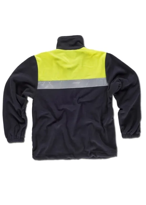 Chaqueta Forro Polar Fluor Alta Visibilidad