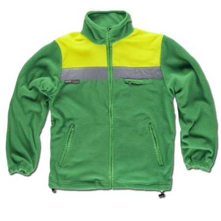 Chaqueta Forro Polar con Cintas Reflectantes