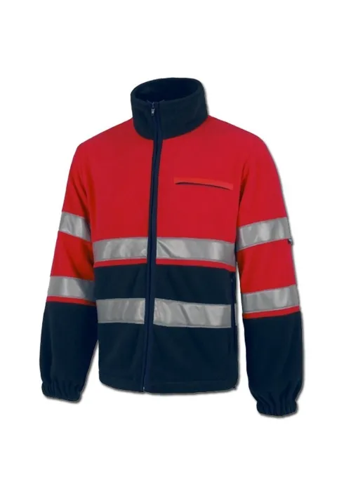 Chaqueta Forro Polar Bicolor Alta Visibilidad Clase 2