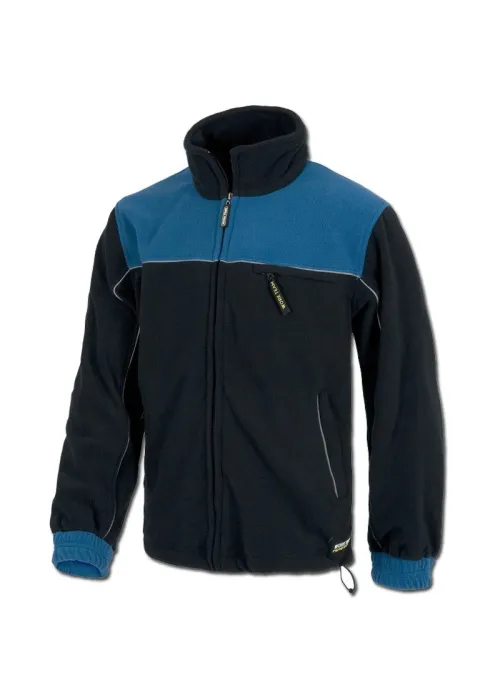 Chaqueta Forro Polar Colores Combinados con Vivos Reflectantes