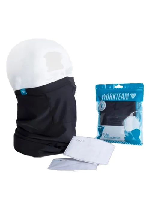 Braga para cuello con filtro de Protección Antibacterianos