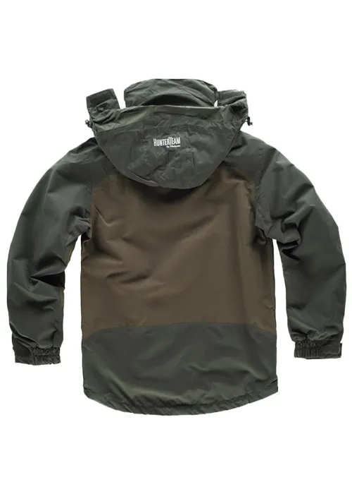 Cazadora Impermeable con Capucha para Caza y Pesca