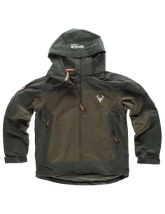 Cazadora Impermeable con Capucha para Caza y Pesca