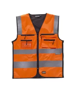 Chaleco Acolchado Combinado de Alta Visibilidad