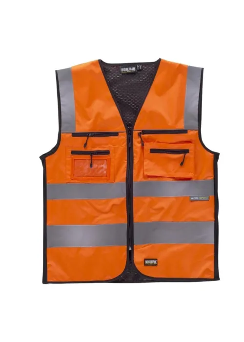 Chaleco Acolchado Combinado de Alta Visibilidad