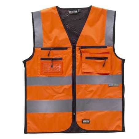 Chaleco Acolchado Combinado de Alta Visibilidad