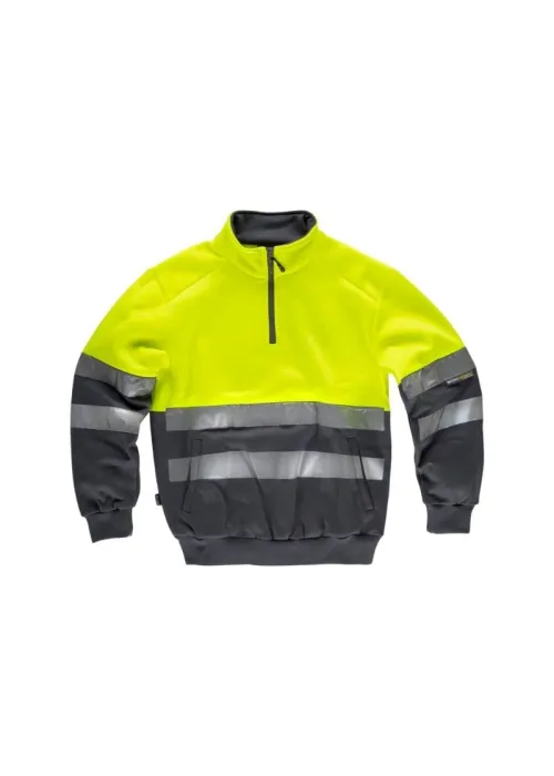 Chaqueta Forro Polar Bicolor Alta Visibilidad Clase 2