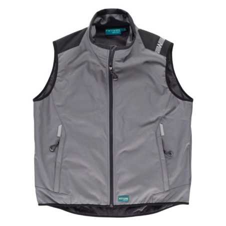 Chaleco ligero de trabajo con workshell colores combinados S9316