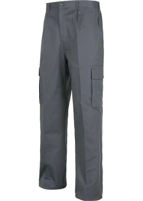 Pantalón de Trabajo Multibolsillos de Algodón Ligero B1456 Workteam