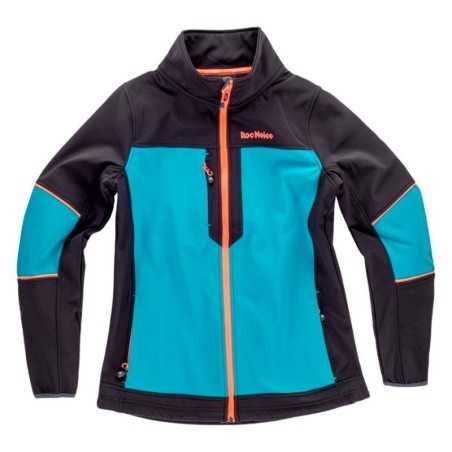 Chaqueta Workshell Combinada con Cintas Reflectantes