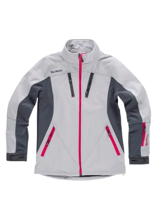 Chaqueta Workshell Combinada con Cintas Reflectantes