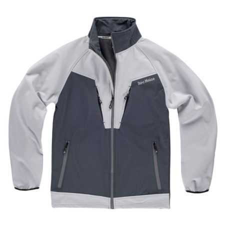 Chaqueta Workshell Combinada con Cintas Reflectantes