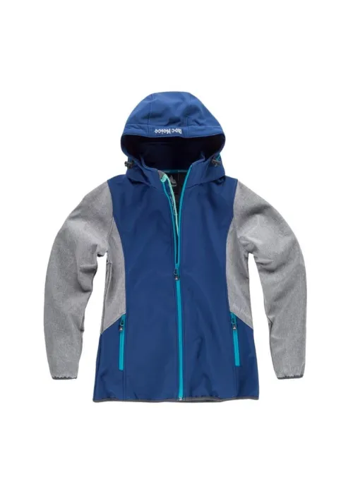 Chaqueta Workshell Combinada con Cintas Reflectantes