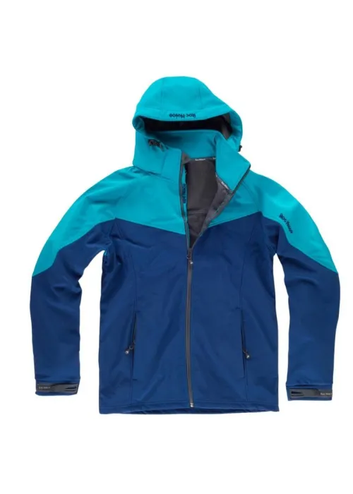 Chaqueta Workshell Combinada con Cintas Reflectantes