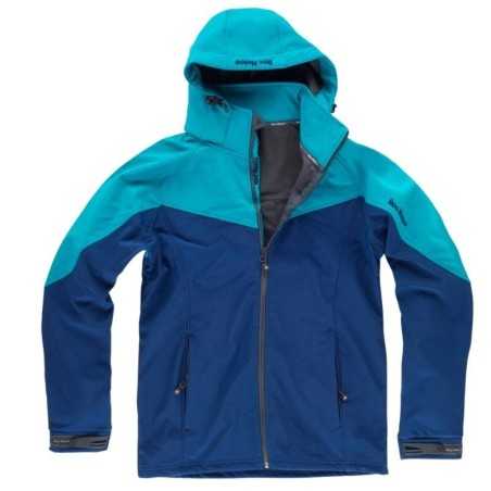 Chaqueta Workshell Combinada con Cintas Reflectantes