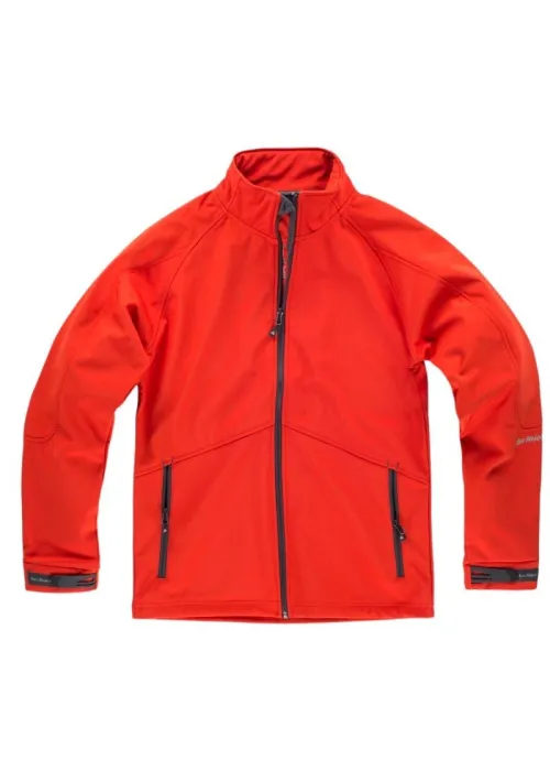 Chaqueta Workshell Combinada con Cintas Reflectantes