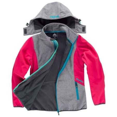 Chaqueta Workshell Combinada con Cintas Reflectantes