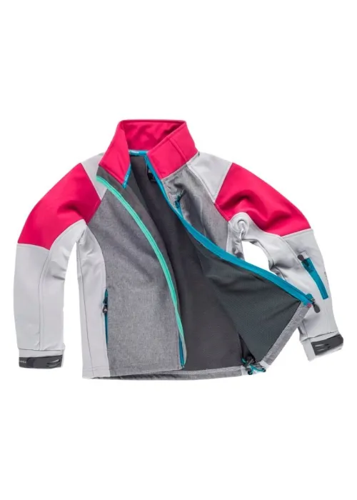 Chaqueta Workshell Combinada con Cintas Reflectantes