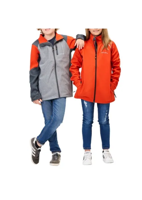 Chaqueta Workshell Combinada con Cintas Reflectantes