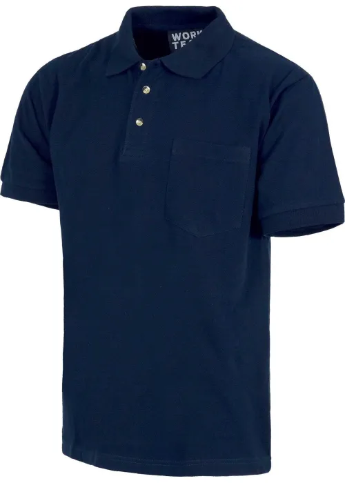 Camiseta Polo de Trabajo Algodón 100% S6507 Workteam