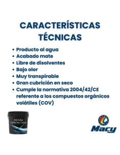 Pintura Plástica Blanca Económica - Al Agua - Mate -... 2