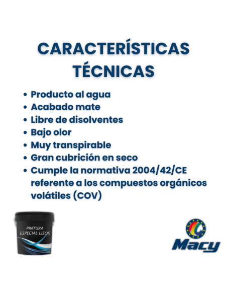 Pintura Plástica Blanca Económica - Al Agua - Mate - Transpirable - Gran Cubrición