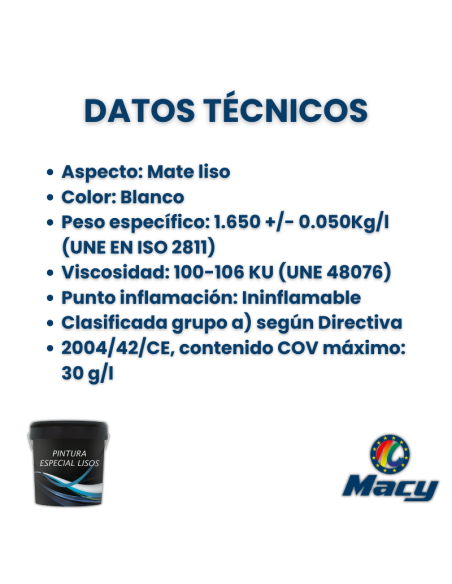 Pintura Plástica Blanca Económica - Al Agua - Mate - Transpirable - Gran Cubrición