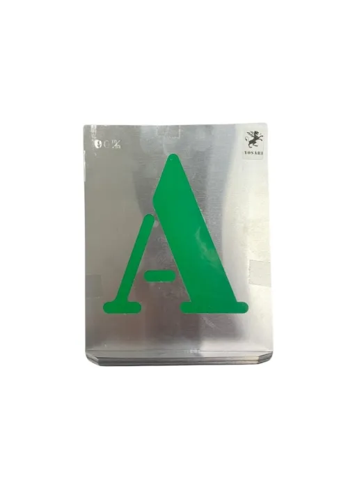 Plantilla Abecedario de Chapa Letras