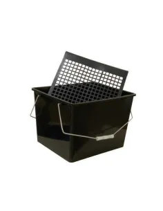 Cubeta de Plastico 16 Litros con Rejilla para Escurrir Rodillos
